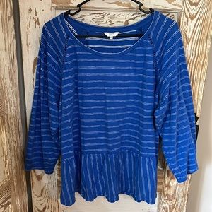 Crown & Ivy Peplum Women’s Top